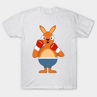 Kangaroo as Boxer with Boxing gloves T-Shirt